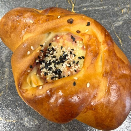 Лодочка с ветчиной и сыром