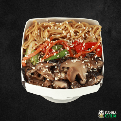 Яичная лапша ВОК с шиитаке