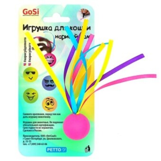 GoSi игрушка для кошек «Нарисуй для кота», лента