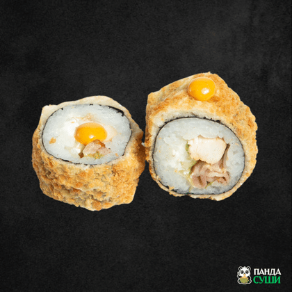 Темпура с курицей и беконом