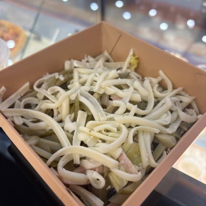 Салат Ветчина-моцарелла