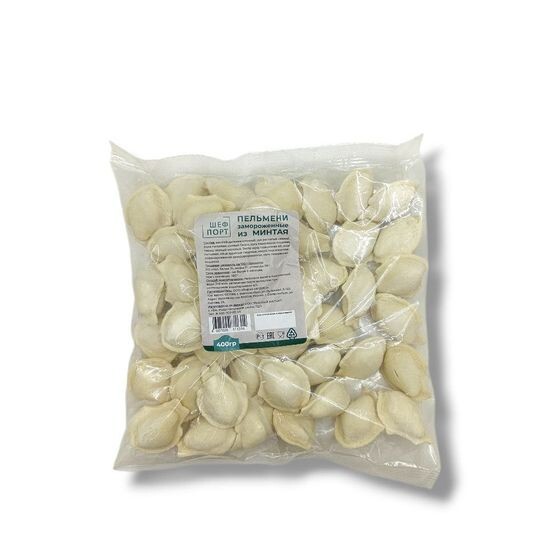 Пельмени  из минтая 400 гр СТМ