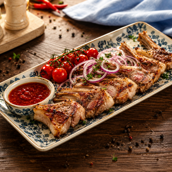 Шашлык из бараньей корейки