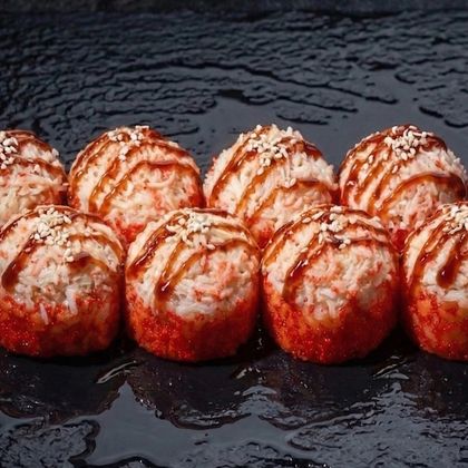 Запеченный горячий краб