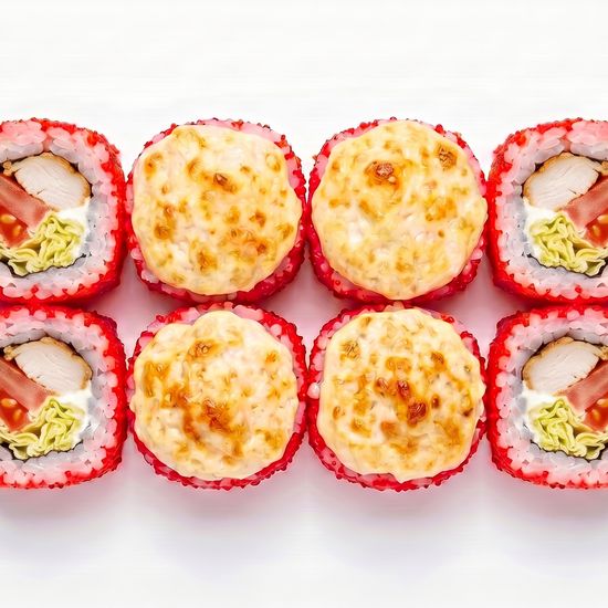 Калифорния запеченная с курицей