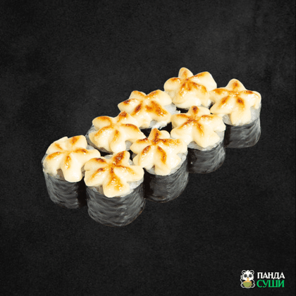 Запеченные мини роллы с креветкой