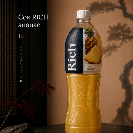 Сок Рич ананас 1 л