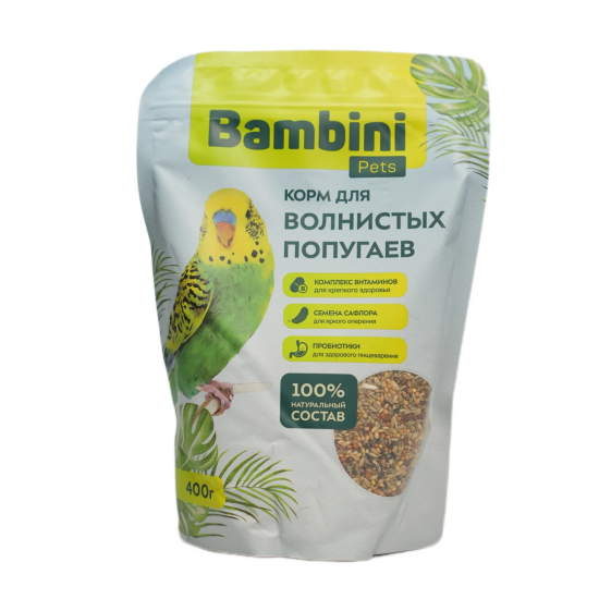 Bambini Pets корм для волнистых попугайчиков