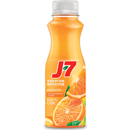 Сок Дж7 апельсин 0,3л