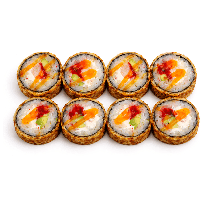 Жареная Калифорния с креветкой, 8 шт (240 г)