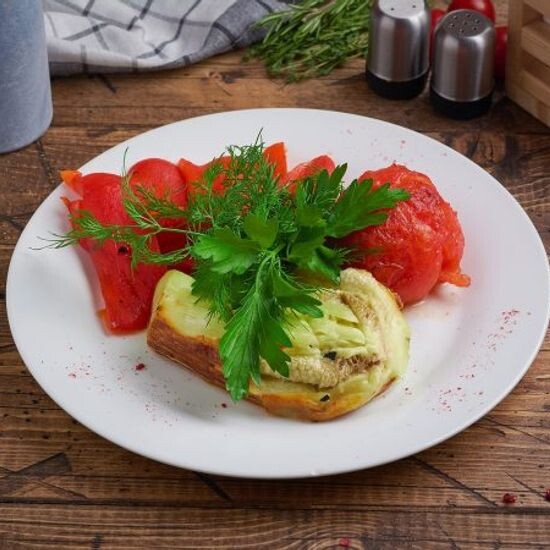 Шашлык из свежих овощей