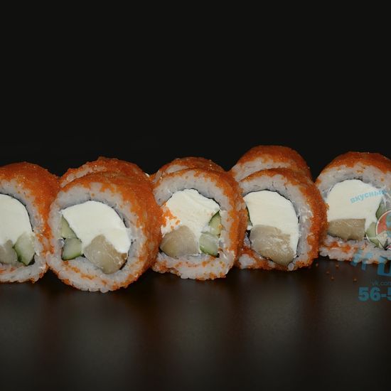 Ролл «Калифорния» с масляной рыбой