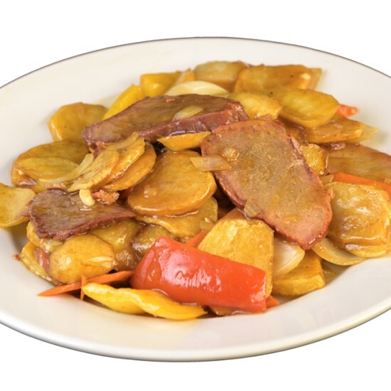 16 Жареная говядина с картофелем