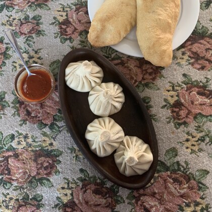 Хинкали из свинины-говядины заморозка