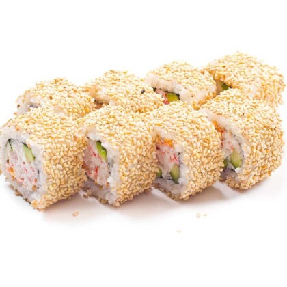 Ролл  «Калифорния в кунжуте»