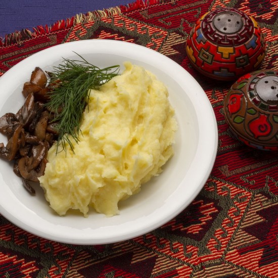 Грибы с гарниром