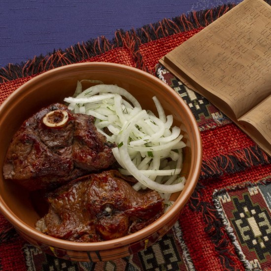 Шашлык из баранины (ассорти)