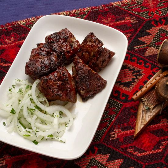 Шашлык из печени