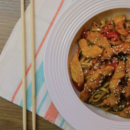 Удон с Курицей/Свининой/Говядиной