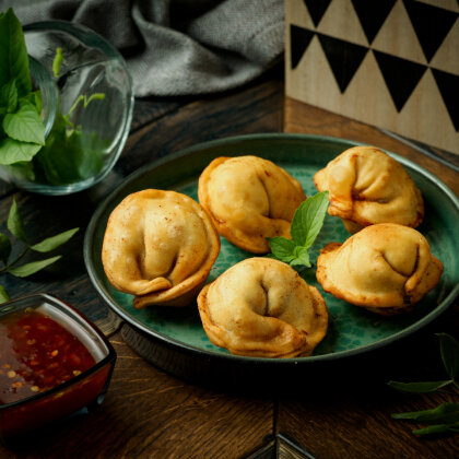 Пельмени фри с мясом