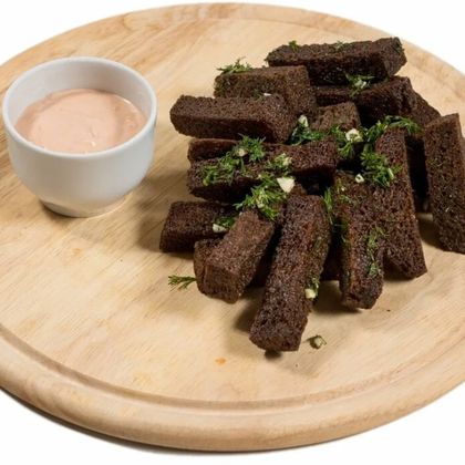 Гренки чесночные
