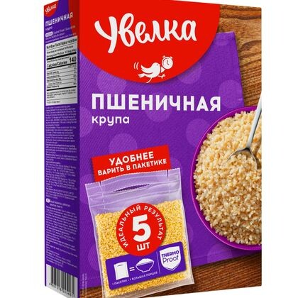 Крупа пшеничная 5*80, Увелка