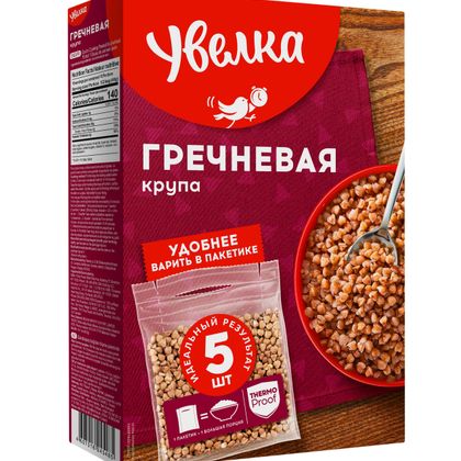 Крупа Гречневая 5*80, Увелка