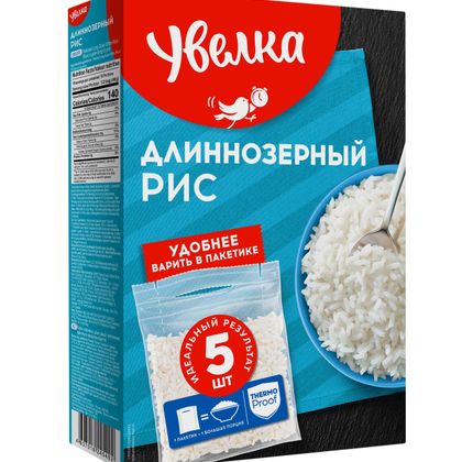 Рис длиннозерный 5*80, Увелка