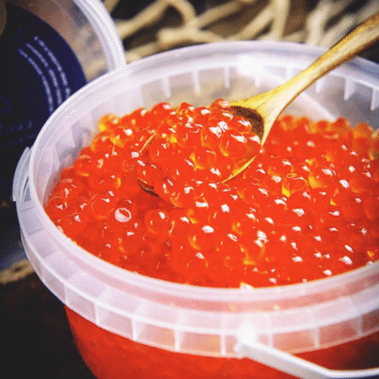 Икра форели, Карелия