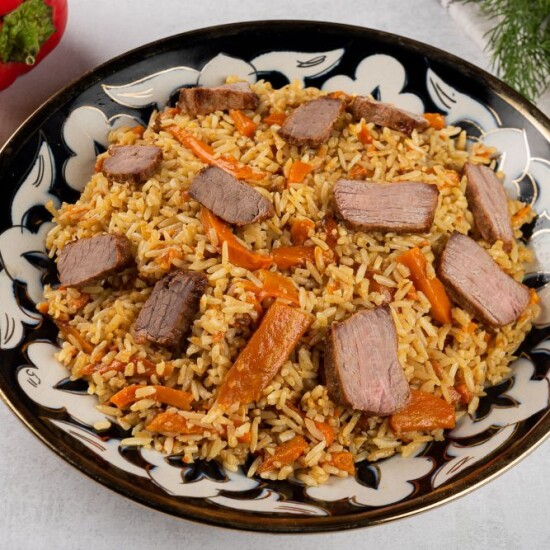 Плов с говядиной