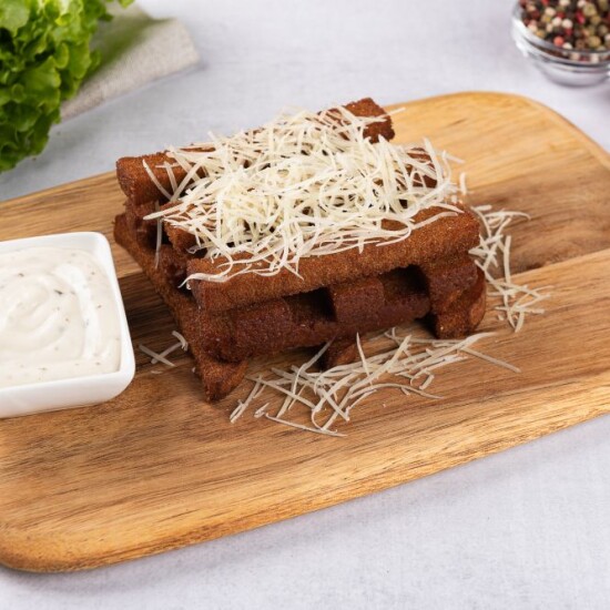 Гренки с Чесночным соусом