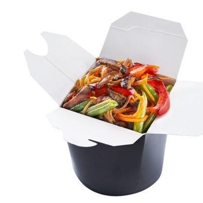 СОБА WOK С ГРИБАМИ И ОВОЩАМИ