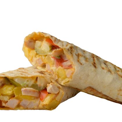 Шаурма с копченой индейкой