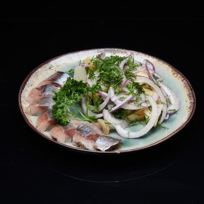 Сельдь с картошкой