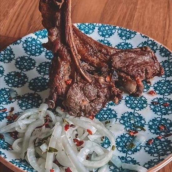 Шашлык из бараньих ребрышек
