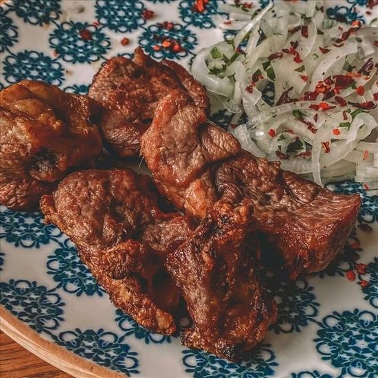Шашлык из мякоти баранины в классическом маринаде