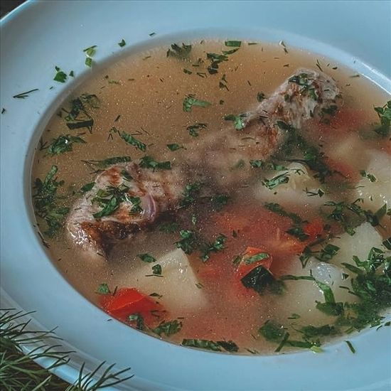 Уха из сазана с ароматом дымка