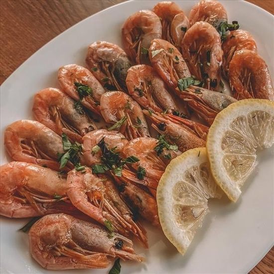 Креветки отварные