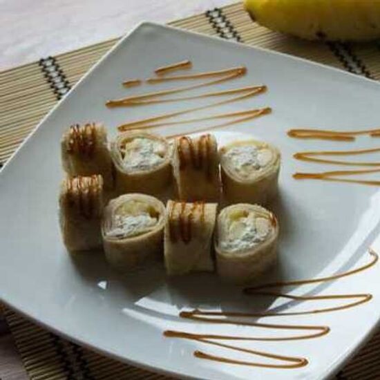 Блины с творожной начинкой
