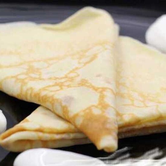 Блины со сметаной