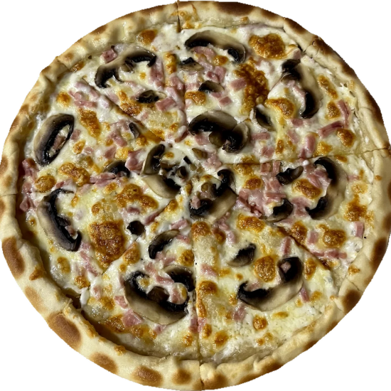 Пицца «С ветчиной и грибами»