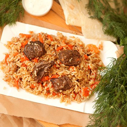 Плов с говядиной