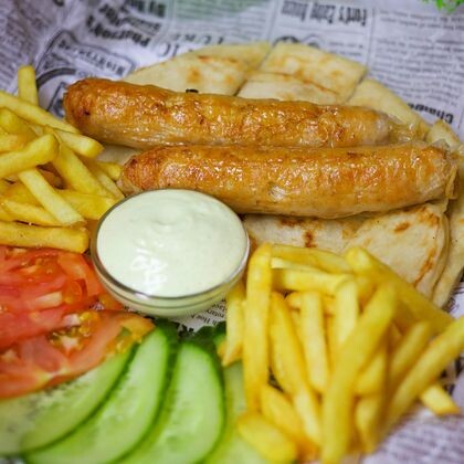 Гирос с Колбасками