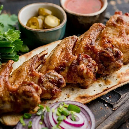 Крылья куриные на мангале