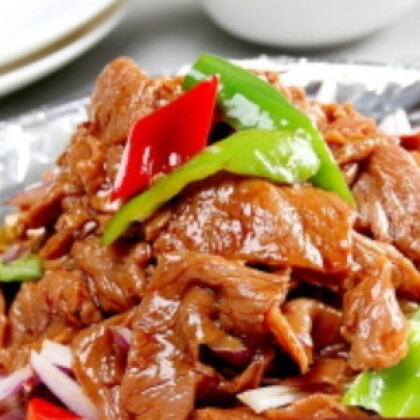 87. Мясо жареное в казане по-монгольски