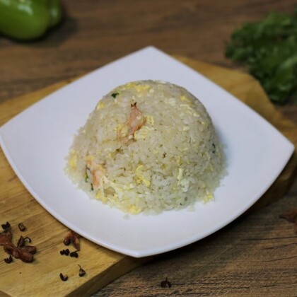 Рис с креветками