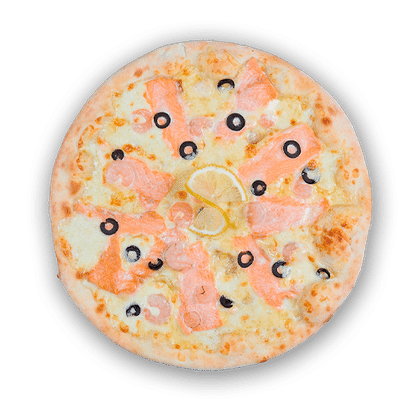 Пицца «Сёмга-креветка»