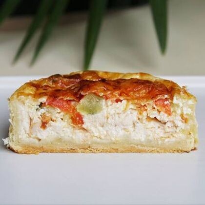 Киш с индейкой