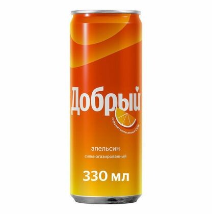 Лимонад "Добрый" апельсин 0,3 л