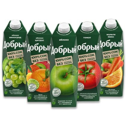 Сок "Добрый" 1 л